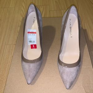 Via Spiga Isam Classic Pump Heels DarkTaupe,Size 6